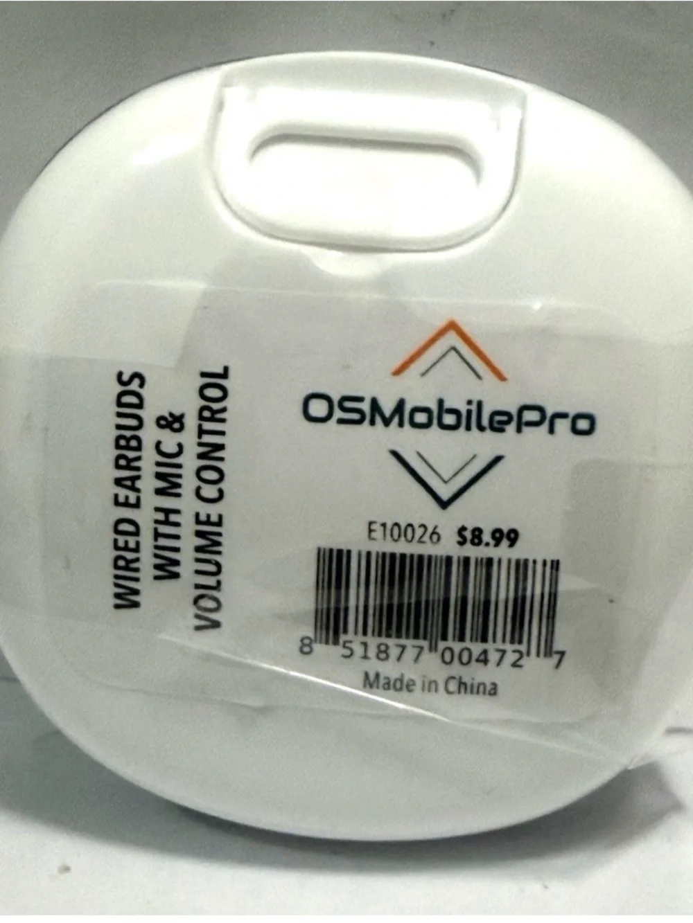 New OSMobilePro Wired Earbuds W/ Volume Control & Mic